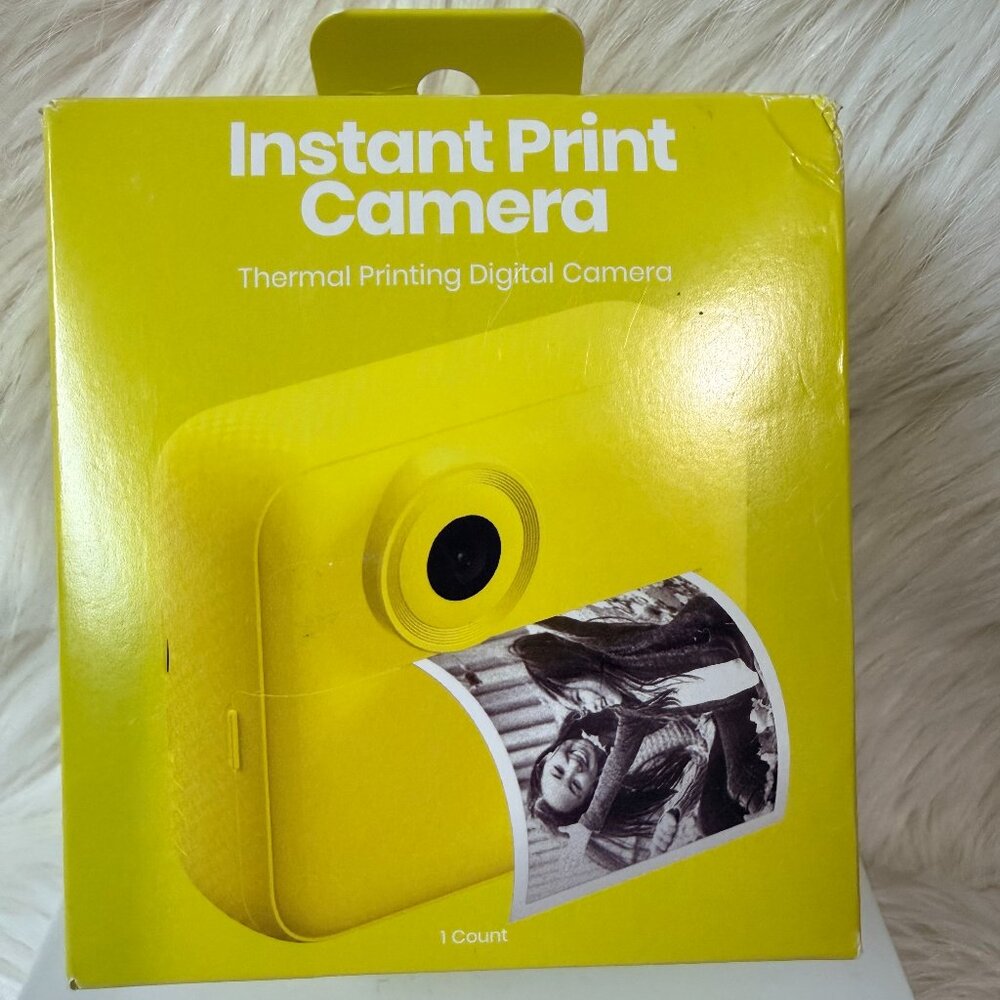 GEMS Kids Instant Camera Yellow 12 Megapixels